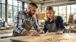exploration et innovations des techniques de placage bois