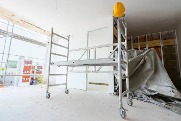 échafaudage roulant chantier sécurité