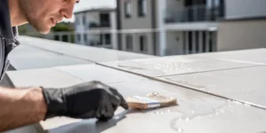 étanchéité sur carrelage extérieur