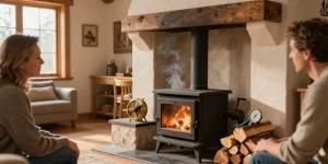 diffuser chaleur poele a bois