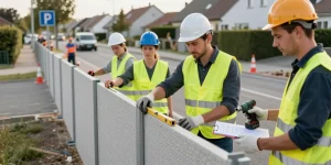 mur anti-bruit route départementale