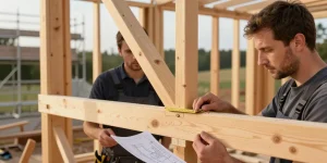 charpente maison en bois