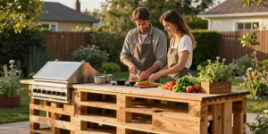 idee cuisine exterieur palette
