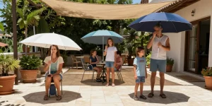 comment se protéger du soleil sur une terrasse